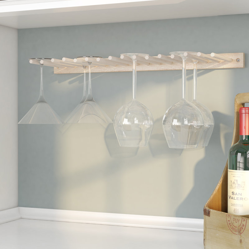 Rebrilliant Wall Mounted Wine Glass Rack & Reviews Wayfair